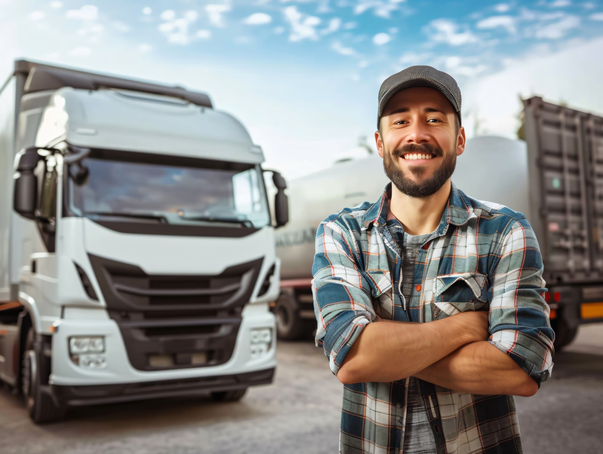 hombre trabajando como conductor camion 23 2151489744